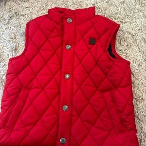 Janie and Jack red vest